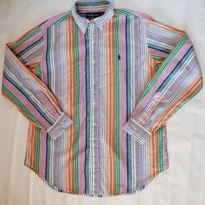 Bright Colored Mens Button Up Ralph Lauren Polo